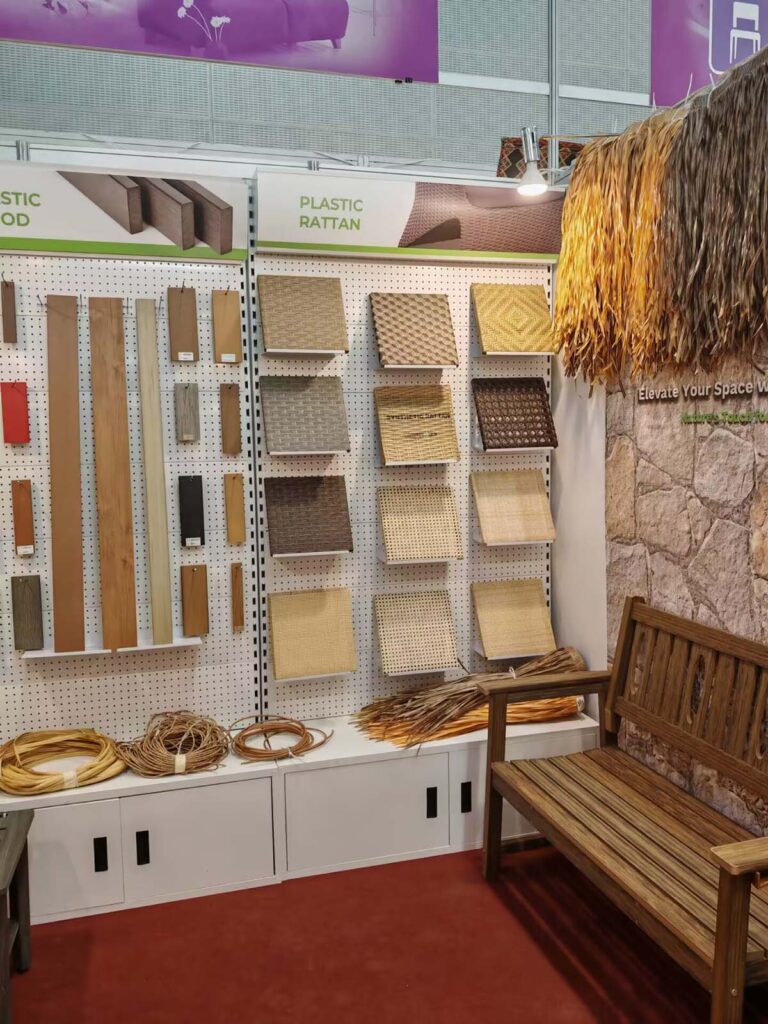 canton fair synthetic rattan and plastic wood 8