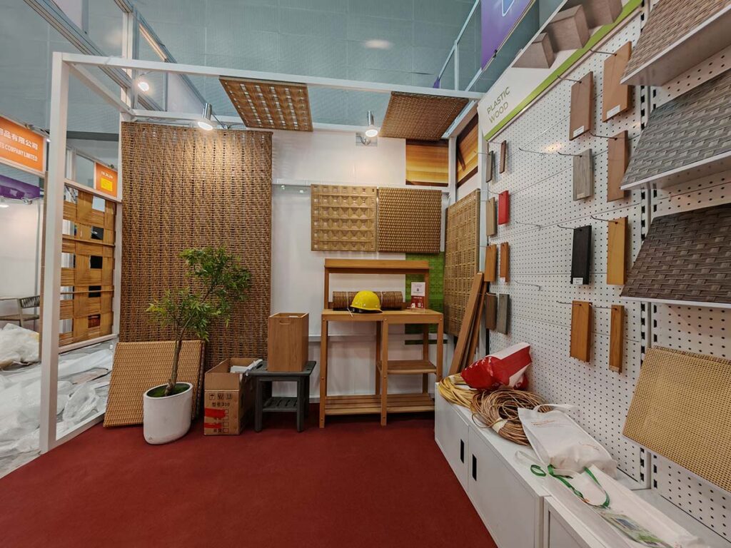 canton fair synthetic rattan and plastic wood 9
