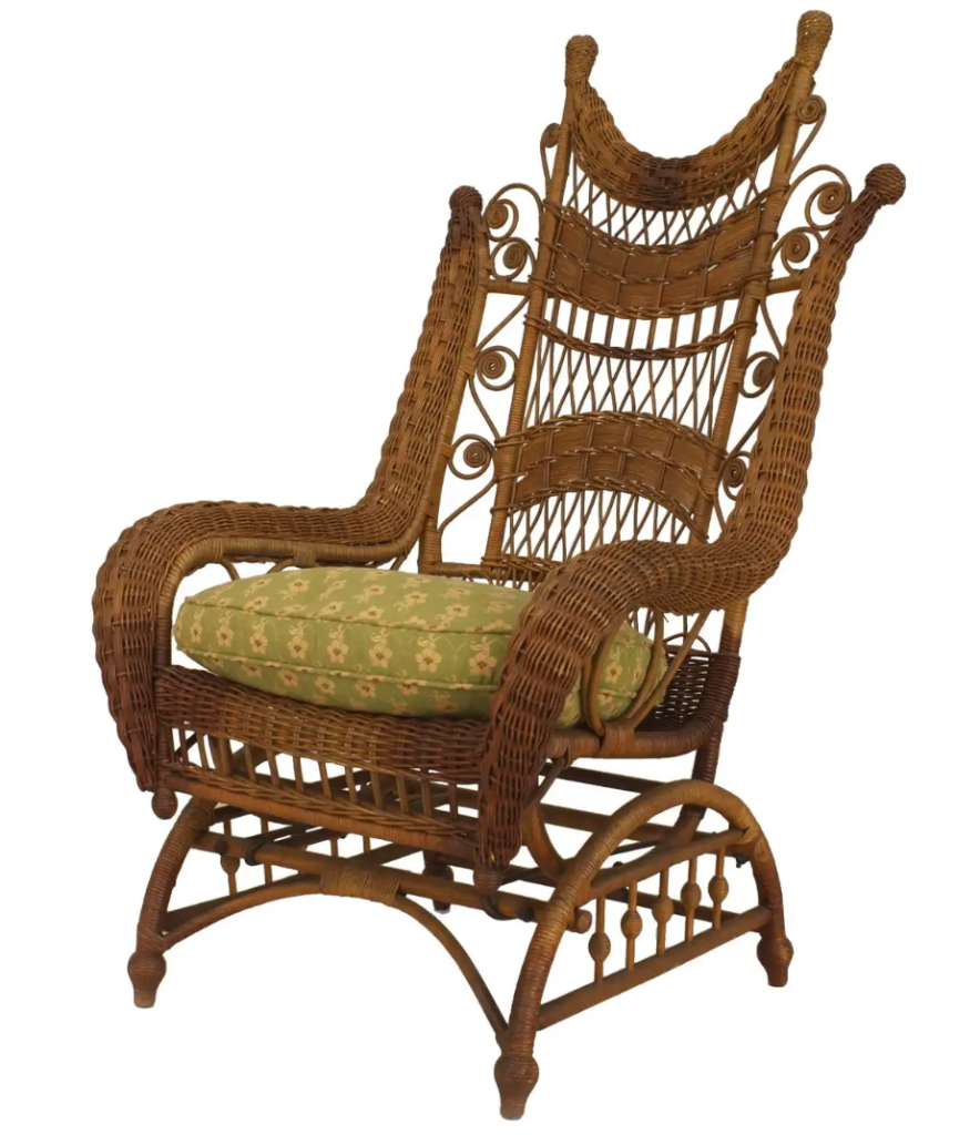 Leisure Touch factory-victorian wicker chair