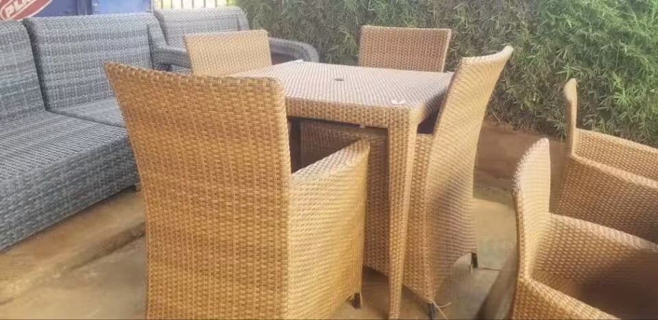 both synthetic and natural wicker rattan  products have a distrinct eco-style look.