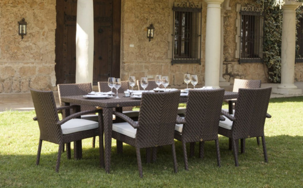 hospitality rattan soho dining set by modernwicker