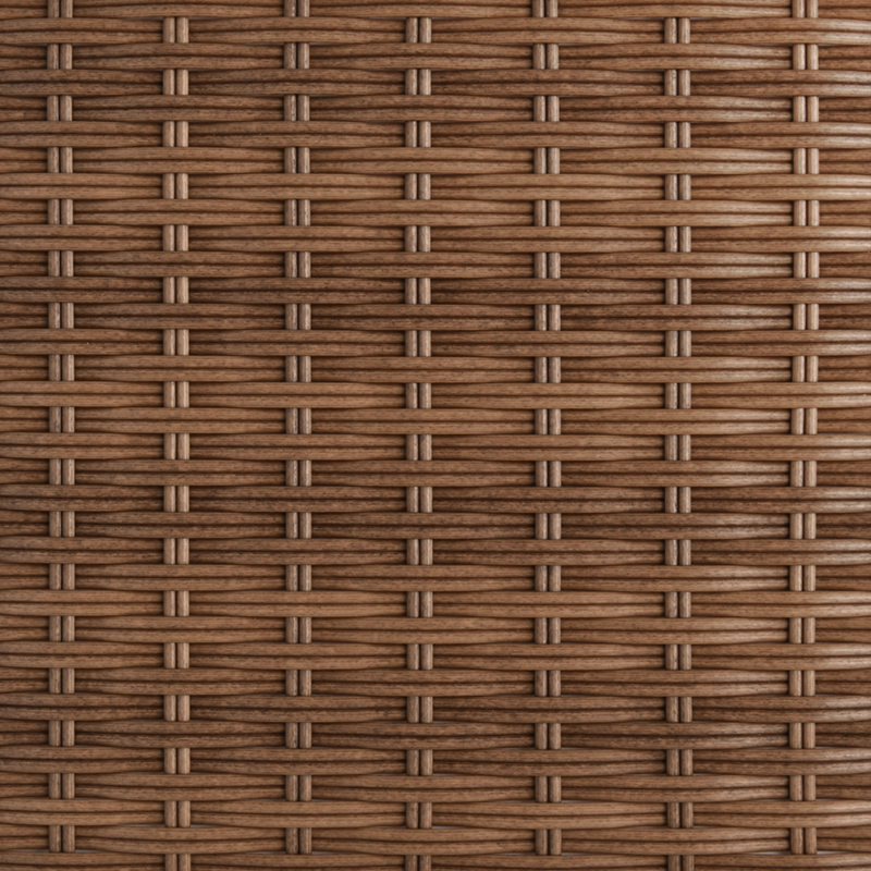 Double Semicircle artificial rattan material BM-32322-1