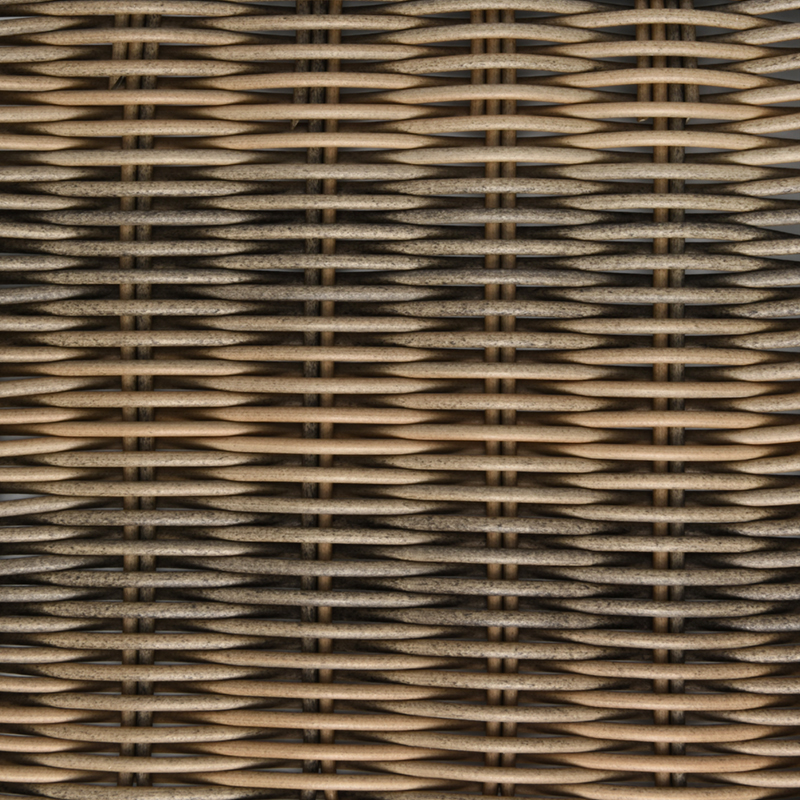 Round synthetic wicker material UV-resistant BM-70247