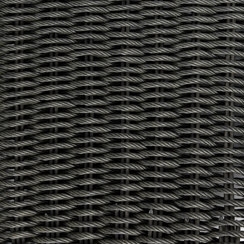 Twisted plastic rattan weaving material BM-8832