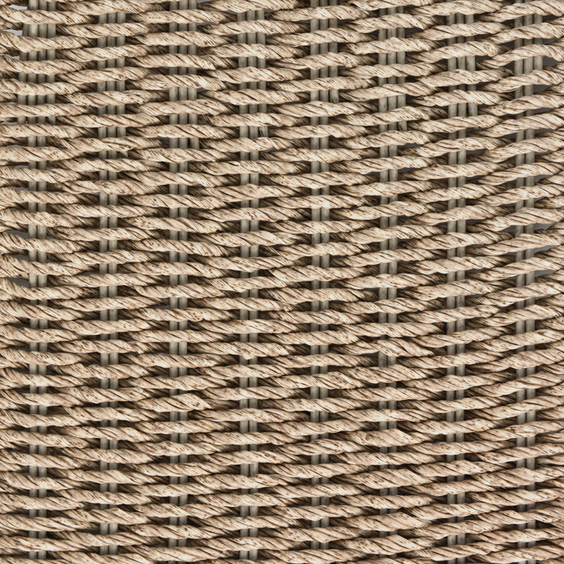 Twisted poly rattan material BM-90103