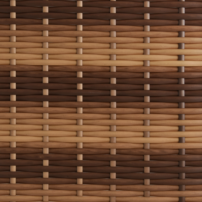 Artificial rattan supplies brown BM-31416