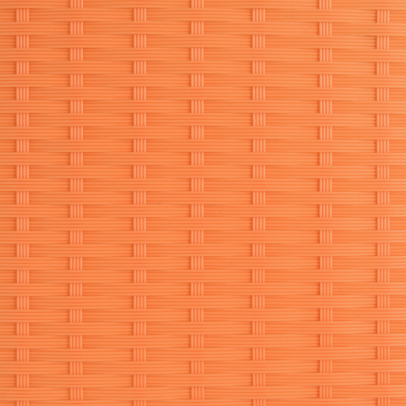 Poly rattan material orange design BM-5140
