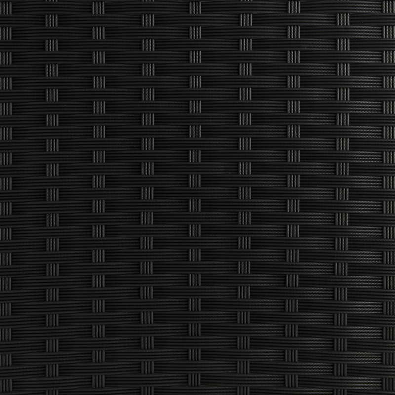 Rattan synthetic weaving dark black BM-8026