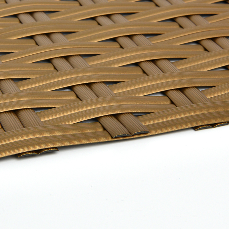 Weather-resistant pe rattan gold design BM-8554 cross section