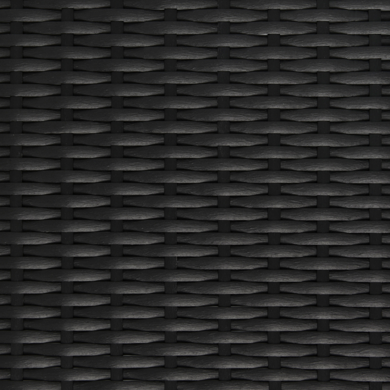 Synthetic wicker material sale black BM-8610