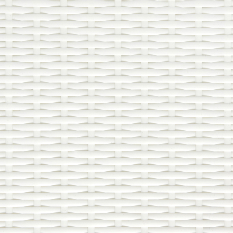 Rattan plastic weaving material white BM-90115