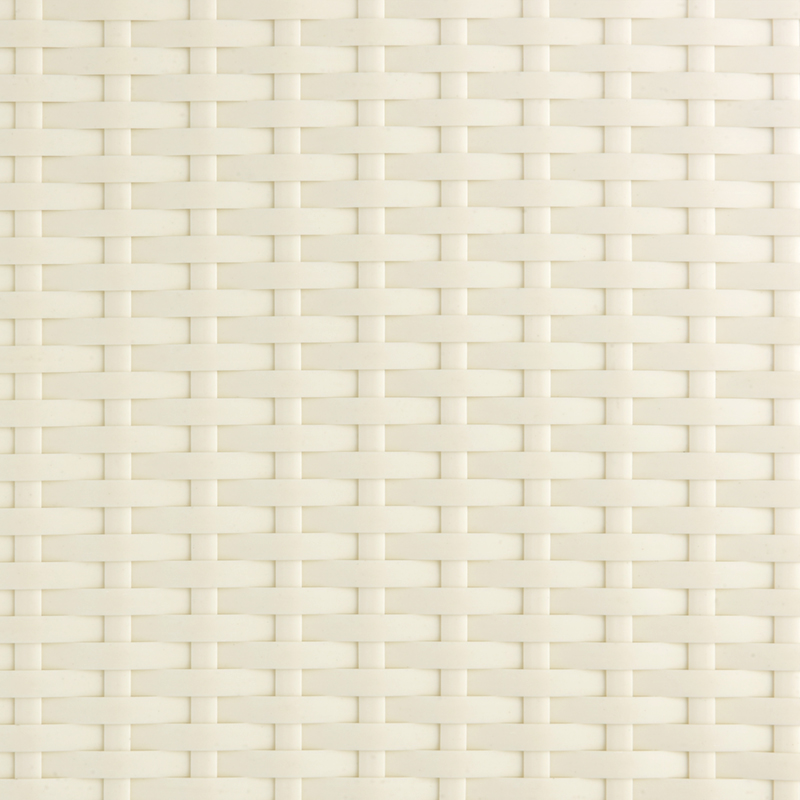 Plastic rattan material supply Milky white BM-9588
