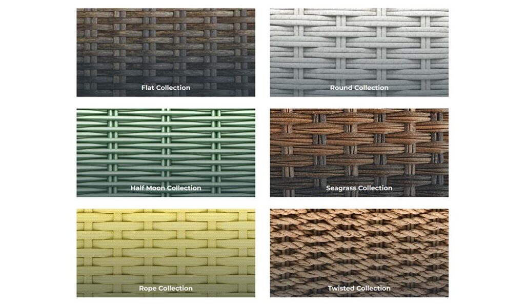 LTRs Popular Types of PE Rattan Collections