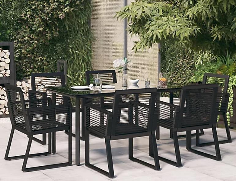 Outdoor Funiture That Is Made of PVC Rattan