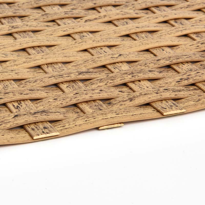PE Rattan With Nstural Grains