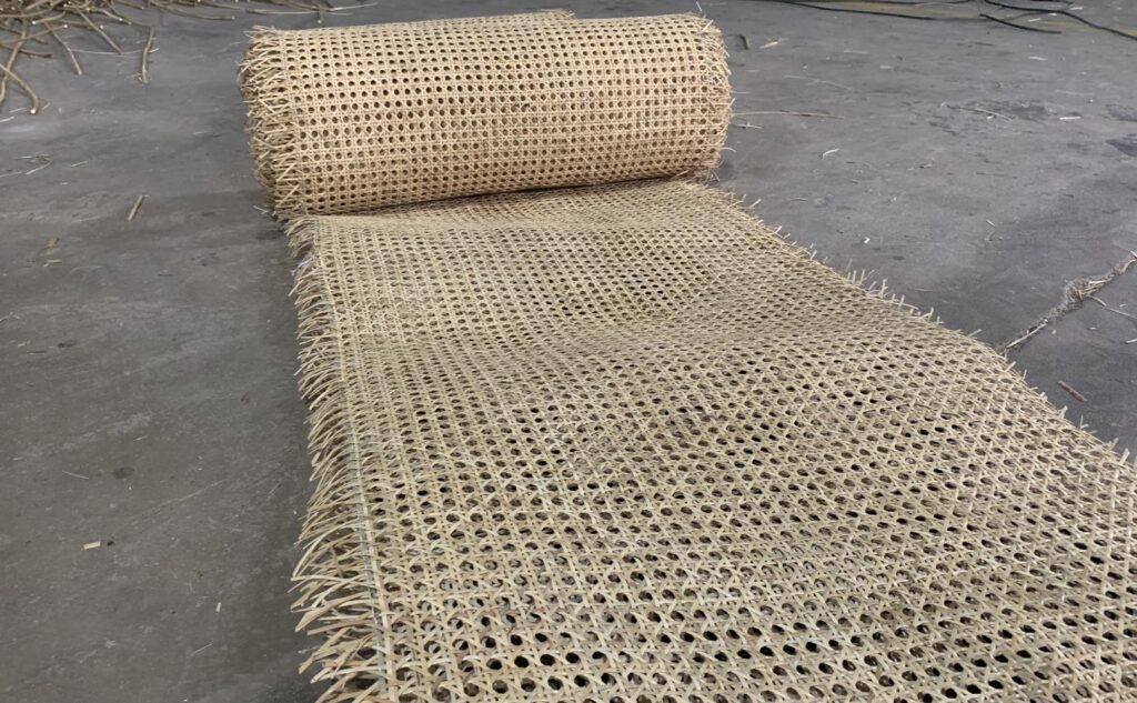 Natural Cane Webbing Roll More Detailed and Natural