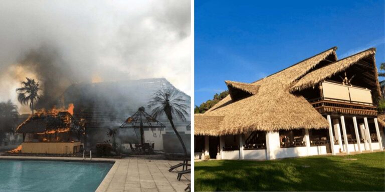 Comparison of fire-resistant synthetic thatch vs. traditional thatch roofing