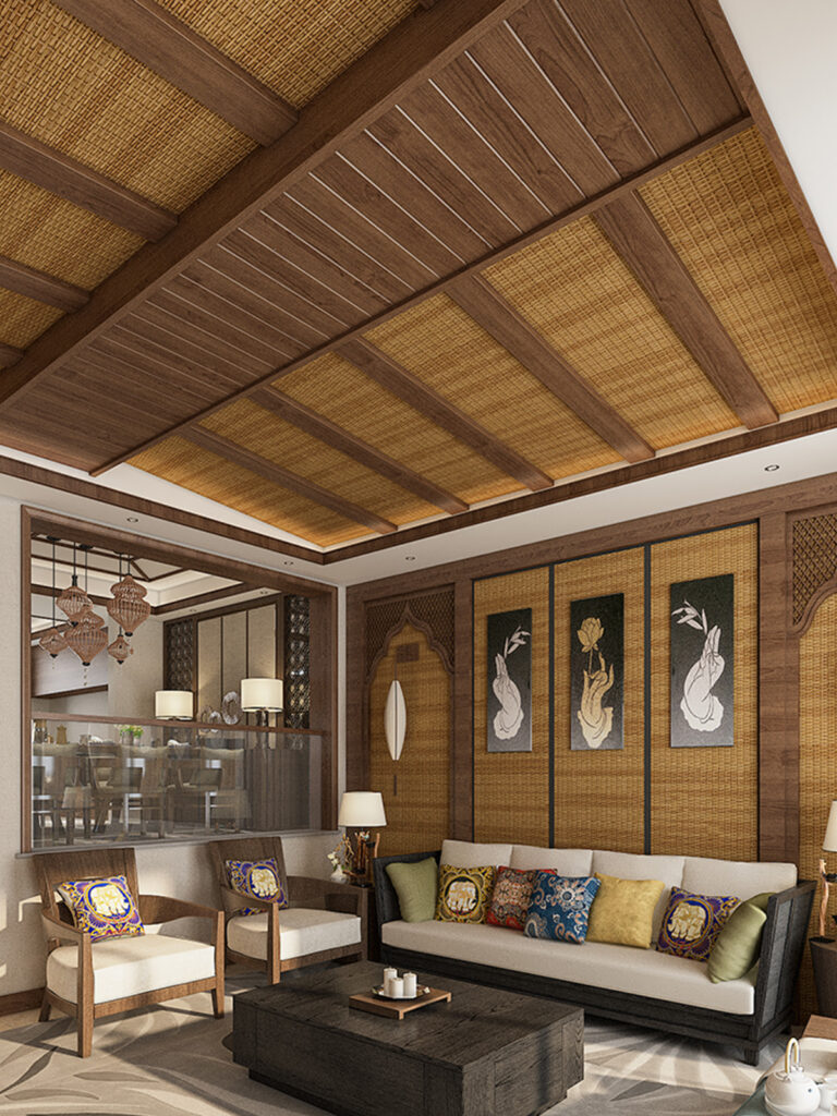 Ceiling and wall decoration with BM 9490